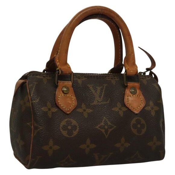 LOUIS VUITTON Monogram Mini Speedy Hand Bag LV Auth - Picture 1 of 16